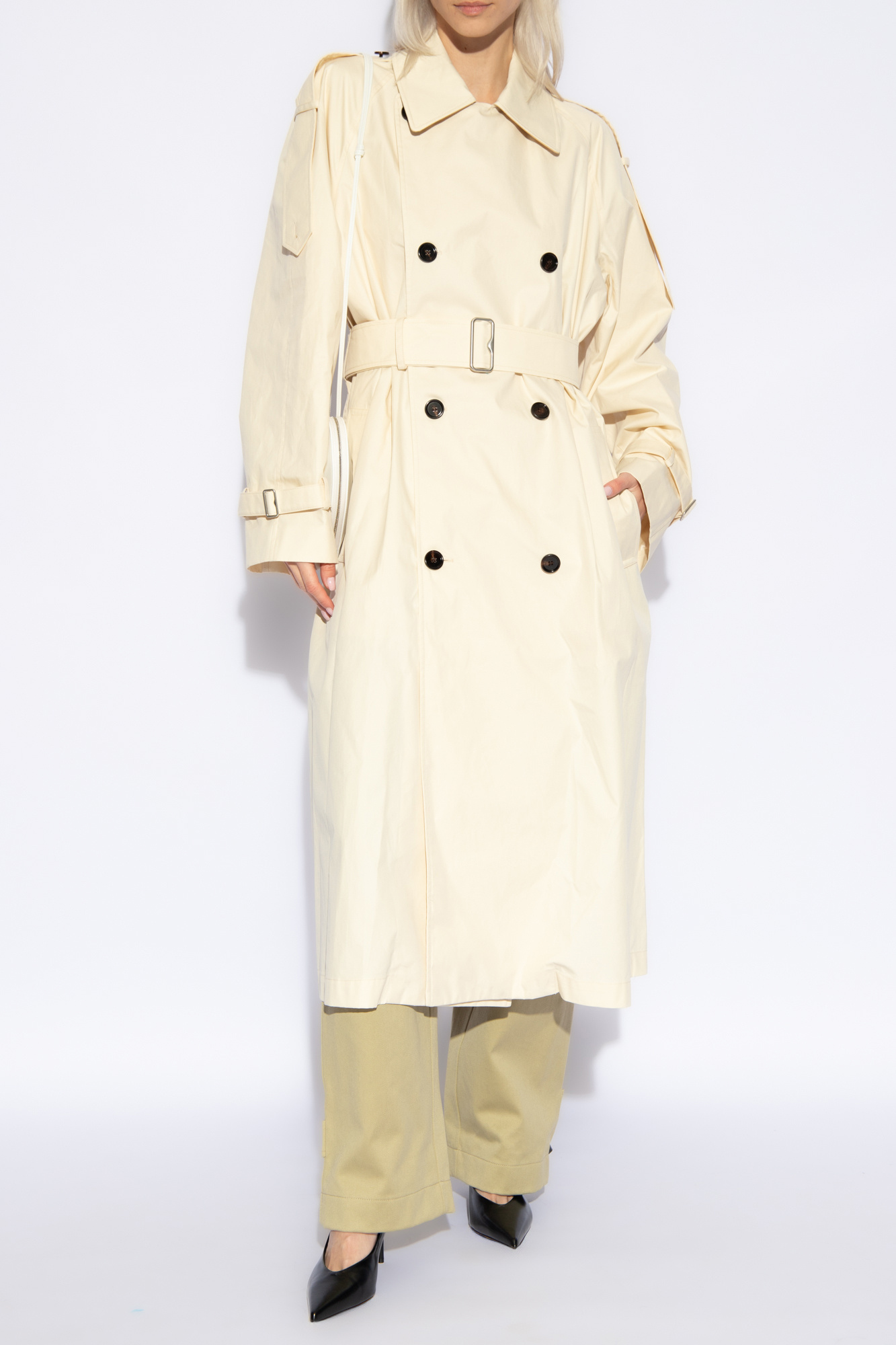 Burberry trench best sale coat kids yellow